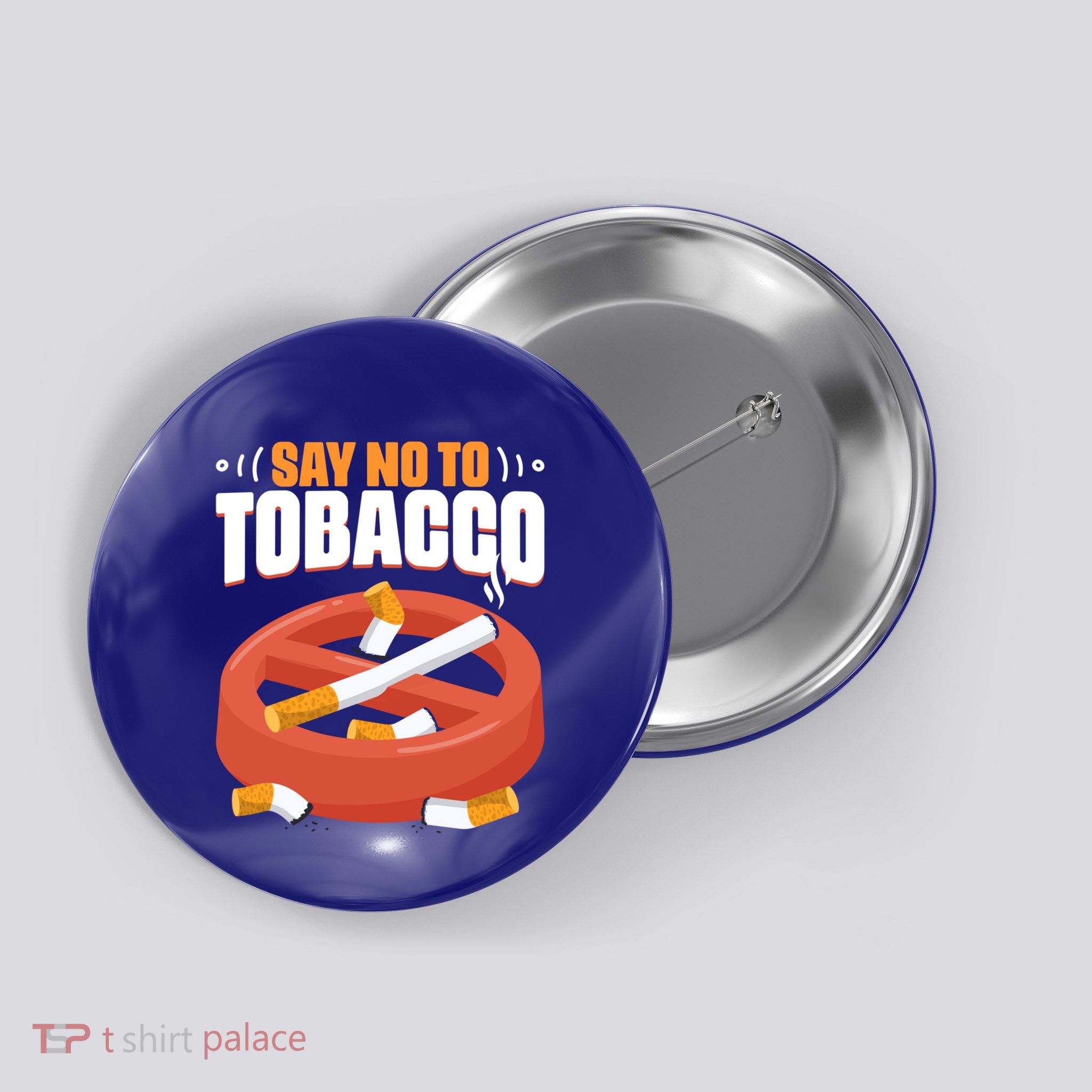 No To Tobacco Gift No Tobacco Day Anti Cigarettes Anti Smoking Gift Button