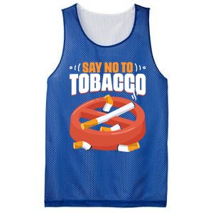 No To Tobacco Gift No Tobacco Day Anti Cigarettes Anti Smoking Gift Mesh Reversible Basketball Jersey Tank