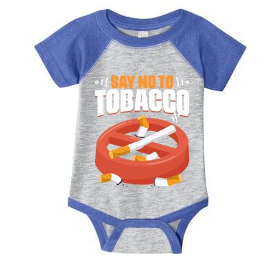 No To Tobacco Gift No Tobacco Day Anti Cigarettes Anti Smoking Gift Infant Baby Jersey Bodysuit