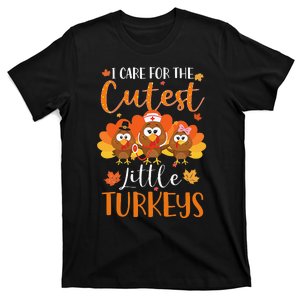 Nurse Turkey Thanksgiving Nurse Day NICU Nurse T-Shirt