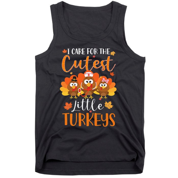 Nurse Turkey Thanksgiving Nurse Day NICU Nurse Tank Top