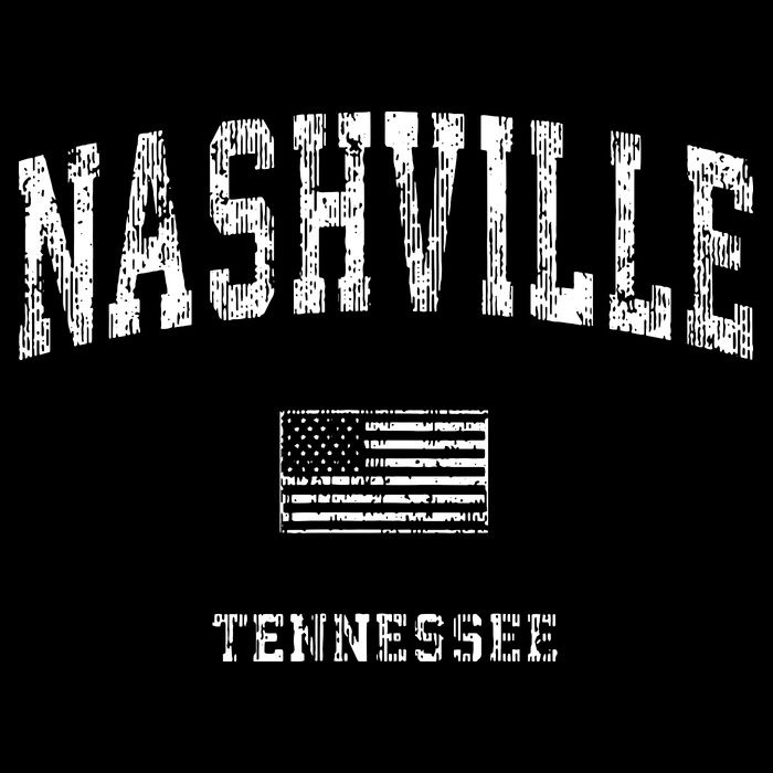 Nashville Tennessee Tn Vintage American Flag Womens Tank Top