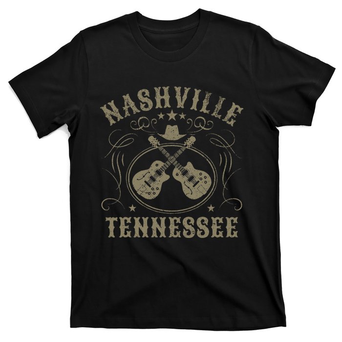 Nashville Tennessee Travel Vintage T-Shirt