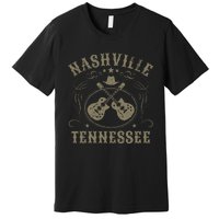 Nashville Tennessee Travel Vintage Premium T-Shirt