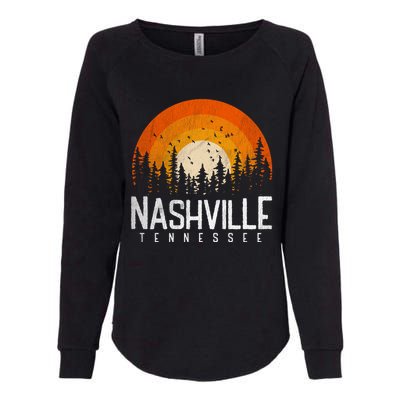 Nashville Tennessee Tn Gift Retro Style Vintage 80s Gift Great Gift Womens California Wash Sweatshirt