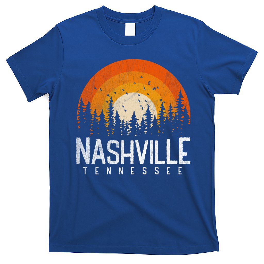 Nashville Tennessee Tn Gift Retro Style Vintage 80s Gift Great Gift T-Shirt