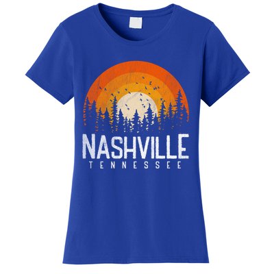 Nashville Tennessee Tn Gift Retro Style Vintage 80s Gift Great Gift Women's T-Shirt