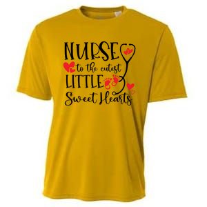 Nurse To The Cutest Little Sweet Hearts Pediatrics Nurse Cute Gift Cooling Performance Crew T-Shirt