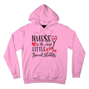 Nurse To The Cutest Little Sweet Hearts Pediatrics Nurse Cute Gift Hoodie