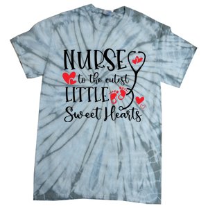 Nurse To The Cutest Little Sweet Hearts Pediatrics Nurse Cute Gift Tie-Dye T-Shirt