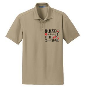 Nurse To The Cutest Little Sweet Hearts Pediatrics Nurse Cute Gift Dry Zone Grid Polo