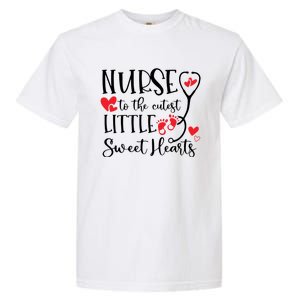 Nurse To The Cutest Little Sweet Hearts Pediatrics Nurse Cute Gift Garment-Dyed Heavyweight T-Shirt