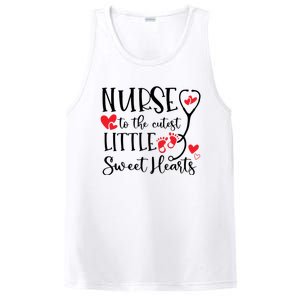 Nurse To The Cutest Little Sweet Hearts Pediatrics Nurse Cute Gift PosiCharge Competitor Tank