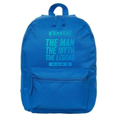 Norbert The The Myth The Legend First Name Norbert Gift 16 in Basic Backpack