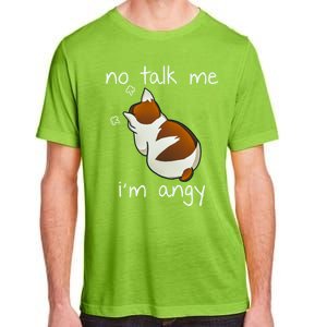 No Talk To Me IM Angy Cat Animals Feline Kitties Gift Adult ChromaSoft Performance T-Shirt