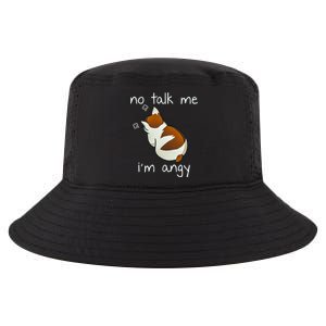 No Talk To Me IM Angy Cat Animals Feline Kitties Gift Cool Comfort Performance Bucket Hat