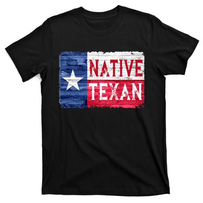 Native Texan Texas Lone Star State Flag T-Shirt