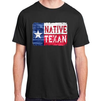 Native Texan Texas Lone Star State Flag Adult ChromaSoft Performance T-Shirt