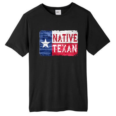 Native Texan Texas Lone Star State Flag Tall Fusion ChromaSoft Performance T-Shirt