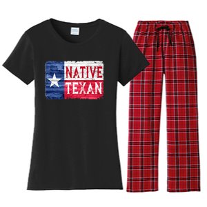 Native Texan Texas Lone Star State Flag Women's Flannel Pajama Set