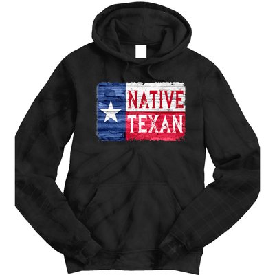 Native Texan Texas Lone Star State Flag Tie Dye Hoodie