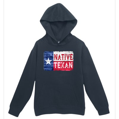 Native Texan Texas Lone Star State Flag Urban Pullover Hoodie