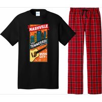 Nashville Tennessee USA Music City Guitar Musician Music Pajama Set