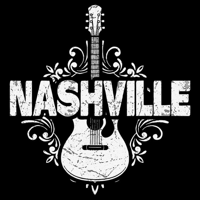 Nashville Tennessee Vintage Guitar Country Music City Backpack
