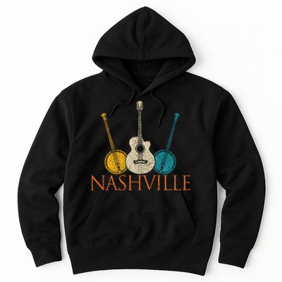 Nashville Tennessee Vintage Country Music City Souvenir Hoodie