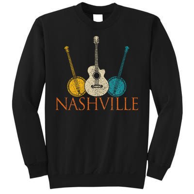 Nashville Tennessee Vintage Country Music City Souvenir Sweatshirt