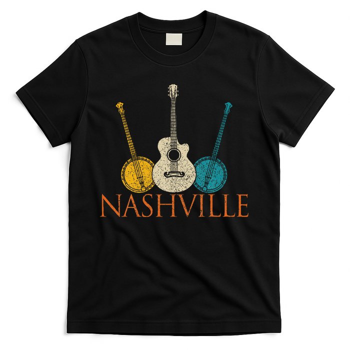 Nashville Tennessee Vintage Country Music City Souvenir T-Shirt