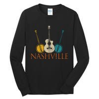 Nashville Tennessee Vintage Country Music City Souvenir Tall Long Sleeve T-Shirt