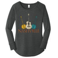 Nashville Tennessee Vintage Country Music City Souvenir Women's Perfect Tri Tunic Long Sleeve Shirt