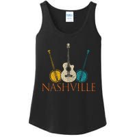 Nashville Tennessee Vintage Country Music City Souvenir Ladies Essential Tank