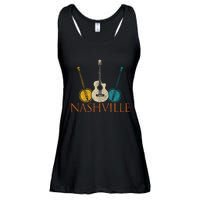 Nashville Tennessee Vintage Country Music City Souvenir Ladies Essential Flowy Tank