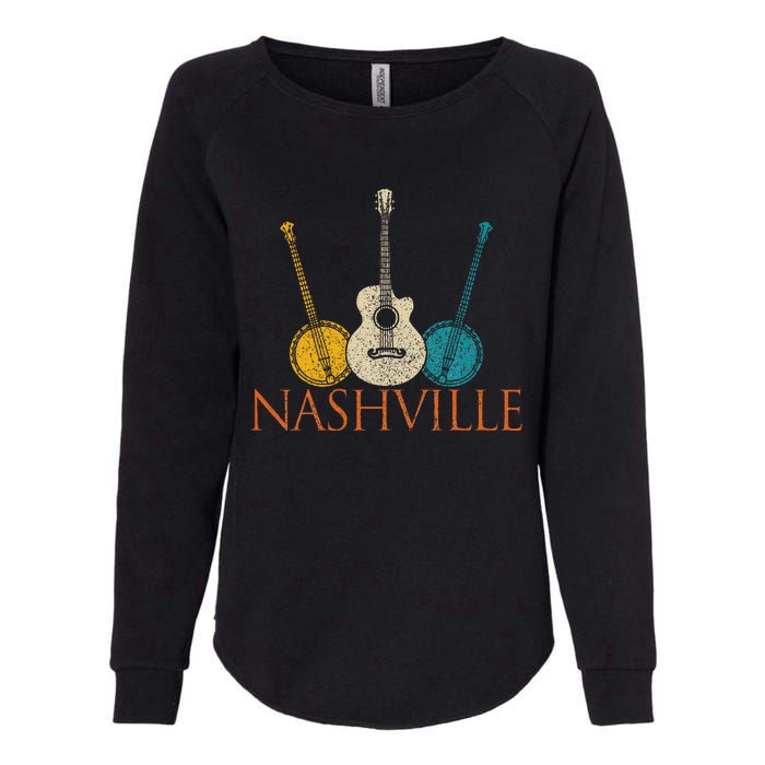 Nashville Tennessee Vintage Country Music City Souvenir Womens California Wash Sweatshirt