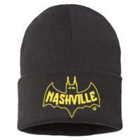 Nashville Tennessee Vintage Country Music City Souvenir Sustainable Knit Beanie