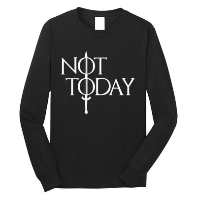 Not Today Vintage Cosplay Long Sleeve Shirt