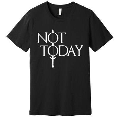 Not Today Vintage Cosplay Premium T-Shirt