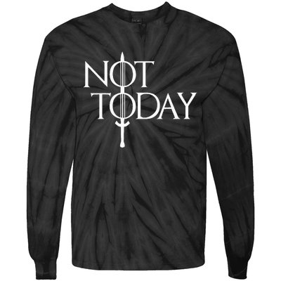 Not Today Vintage Cosplay Tie-Dye Long Sleeve Shirt