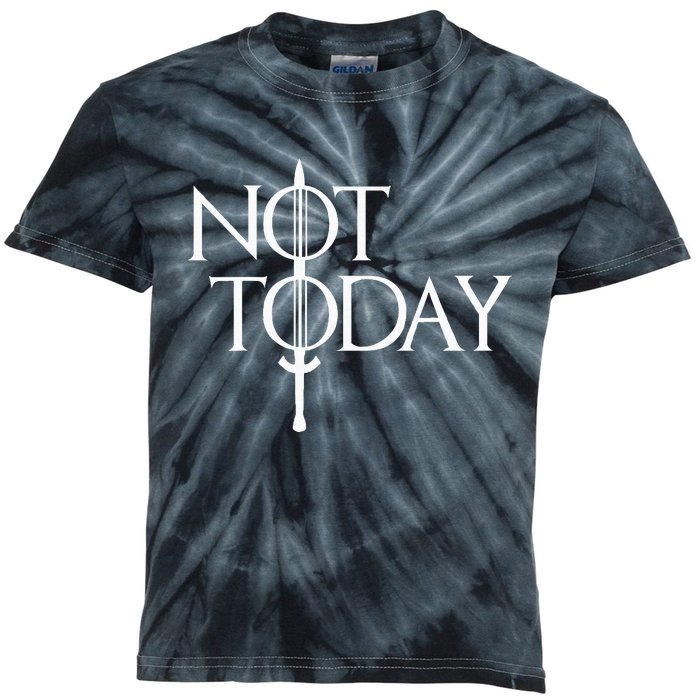 Not Today Vintage Cosplay Kids Tie-Dye T-Shirt