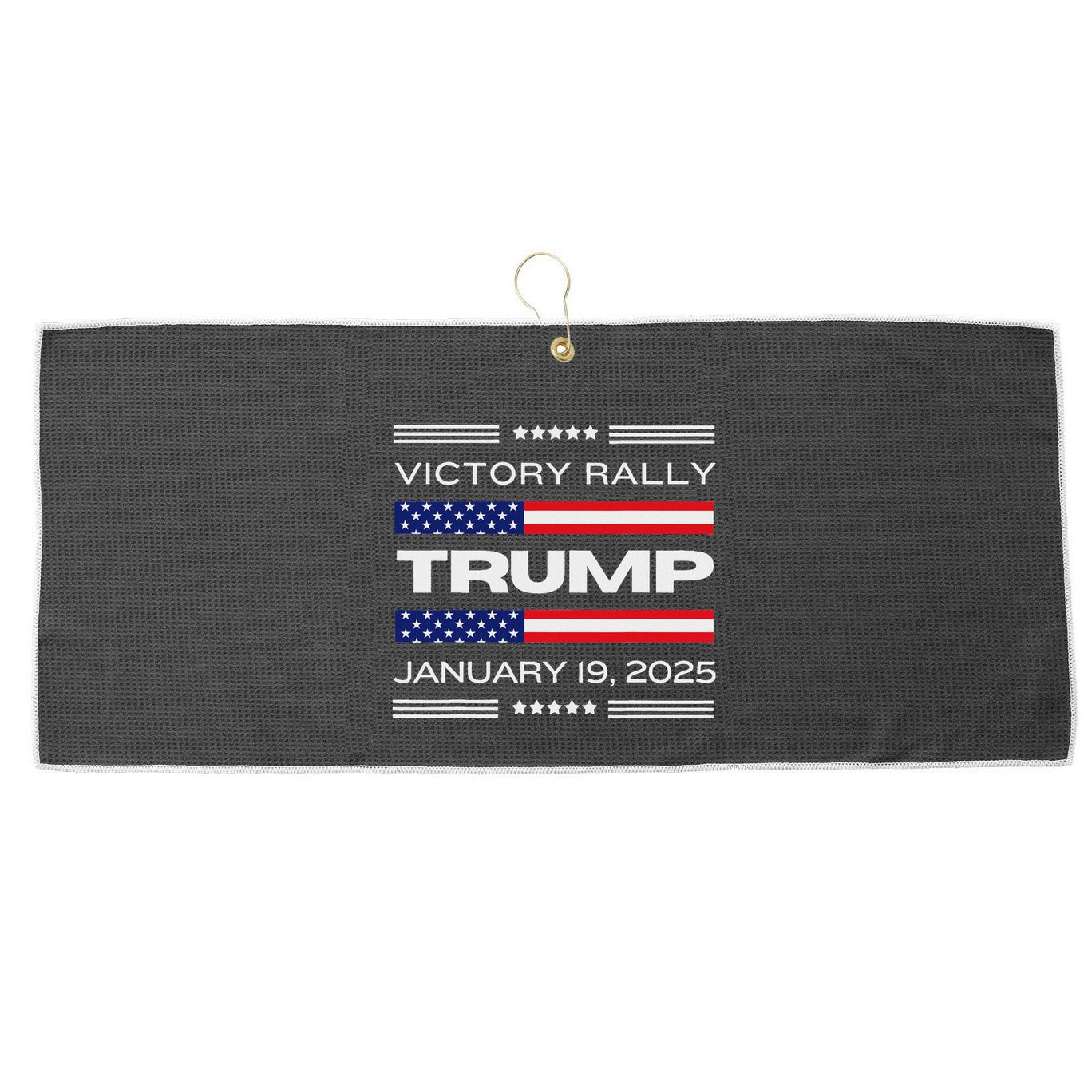 New! Trump Victory Rally Maga Large Microfiber Waffle Golf Towel