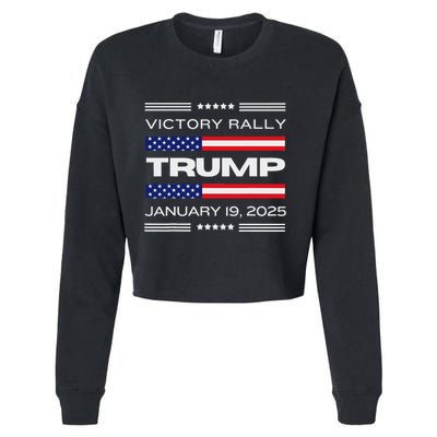 New! Trump Victory Rally Maga Cropped Pullover Crew