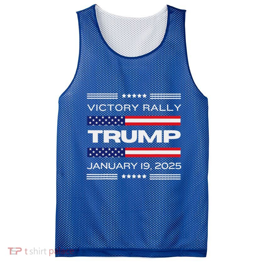 New! Trump Victory Rally Maga Mesh Reversible Basketball Jersey Tank