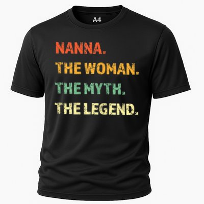 Nanna The Woman The Myth The Legend Funny Gift Performance Shirt