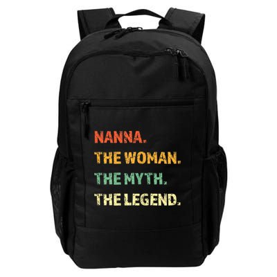 Nanna The Woman The Myth The Legend Funny Gift Backpack