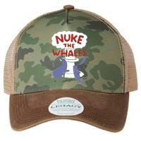 Nuke The Whales Funny Legacy Tie Dye Trucker Hat