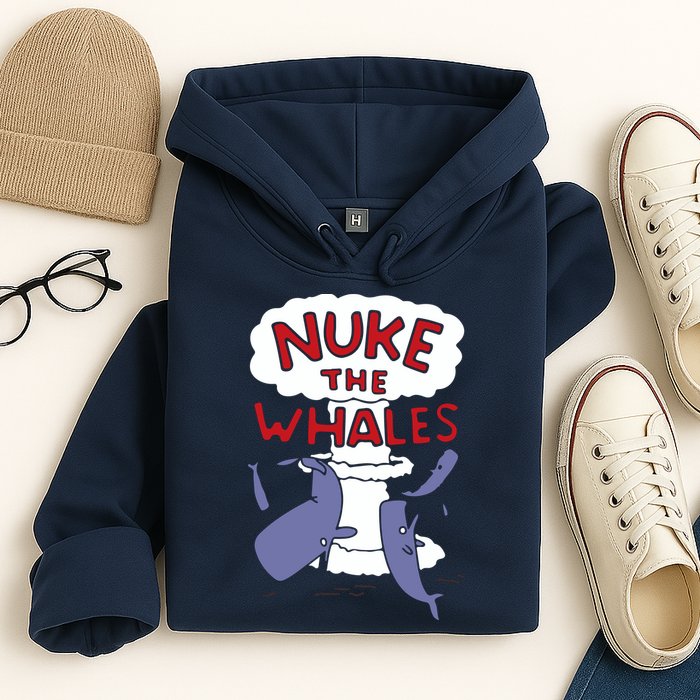 Nuke The Whales Funny Hoodie
