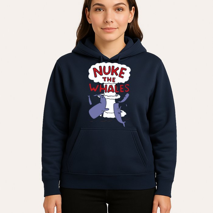 Nuke The Whales Funny Hoodie
