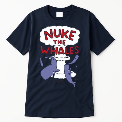 Nuke The Whales Funny Tall T-Shirt